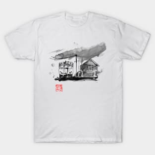 japanese train station T-Shirt